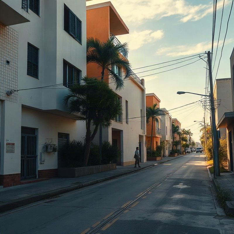 Vista de rua do bairro Pituba, Salvador